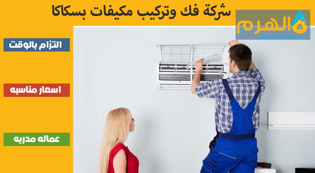شركة فك وتركيب مكيفات بسكاكا